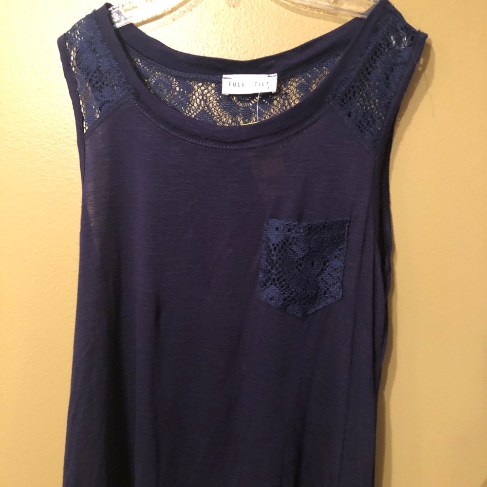 SPRING SALE - NEW WITH TAGS LACE ACCENT TOP
